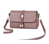 CORIOS Elegante Bolso de Bandolera para Mujer PU Cuero Bolso de Hombro Moda Bolso Cruzado Pequeño Bolso Shopper Impermeable Bolso de Mano Trabajo Compras Viajes Bolso Tote Rosa