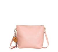 CORIOS Elegante Bolso de Bandolera para Mujer PU Cuero Bolso de Mano de Hombro Pequeño Bolso Shopper Moda Bolso Cruzado Trabajo Compras Viajes Tote Rosa