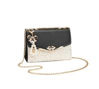 CORIOS Elegante Bolso de Hombro para Mujer PU Cuero Bolso de Mano Bolso de Bandolera de Lentejuelas Capacidad Media Bolso Shopper Moda Bolso Tote para Viajes Compras Trabajo Negro