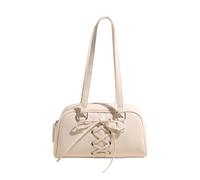 CORIOS Elegante Bolso de Mano para Mujer Cuero PU Bolso de Hombro Impermeable Bolsa para Las Axilas Pequeño Bolsa Shopper Moda Trabajo Compras Viajes Bolso Tote Beige