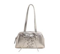 CORIOS Elegante Bolso de Mano para Mujer Cuero PU Bolso de Hombro Impermeable Bolsa para Las Axilas Pequeño Bolsa Shopper Moda Trabajo Compras Viajes Bolso Tote Plata