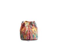 CORIOS Estilo Étnico Bolso Tote y Mano de Lona para Mujer, Hombro para Boho y Playa con Borlas, Retro Bolsa de Cubo y Bandolera para Vacaciones, Citas y Viajes Multicolor