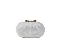 CORIOS Lentejuelas Clutch para Mujer Bolsa de Noche Lujoso Bolso de Hombro Bolso de Boda Bolso de Fiesta Bolsa de Cadena Pequeña Elegante Bolsos Bandolera Plata