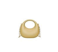 CORIOS Mini Bolsa de Noche para Mujer Acrílico Clutch Bolso de Boda Bolso de Hombro Bolsa de Cadena Moda Bolsos Bandolera para Fiesta de Graduación Banquete Amarillo