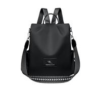 CORIOS Mochila Antirrobo Mujer Bolso Mochilas Morral Backpack de Tela Oxford Retro Mochilas Grande Bolso de Mano de Hombro Viajes al Aire Libre Daypack Bolsas de Escuela Negro