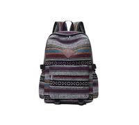 CORIOS Mochila Bohemia para Mujer Bolso Mochilas con Estampado Étnico Morral Backpack para Portátil Bolsas de Escuela Daypack Retro Mochilas Bolso de Mano de Hombro de Lona Gris