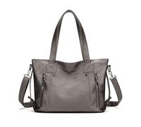 CORIOS Moda Bolso de Mano PU Cuero Bolso de Hombro Impermeable Bolso de Bandolera para Mujer Gran Capacidad Bolso Shopper Elegante Bolso Cruzado Trabajo Compras Viajes Bolso Tote Champán