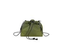 CORIOS Nylon Bolsa de Cubo para Mujer Bolso de Mano con Cordóne Impermeable Bolso de Hombro Ligero Bolso Bandolera Pequeña Bolsa Shopper Moda Bolsos Cruzados Compras Viajes Trabajo Bolso Tote Verde