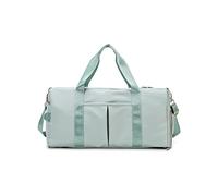 CORIOS Nylon Bolsa de Viaje Bolsa de Fitness Bolsa Deportivas de Gimnasio Mujeres/Hombres Bolsa de Mano Equipaje Bolsa de Natación con Bolsillo de separación húmedo y seco y Zapato Compartimento Verde
