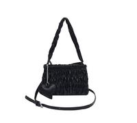 CORIOS Plisada Bolso de Mano para Mujer Cuero PU Bolso de Hombro Impermeable Bolso Bandolera Medio Bolsa Shopper Elegante Bolso Tote Retro Bolso Cruzados para Compras Trabajo Viajes Negro