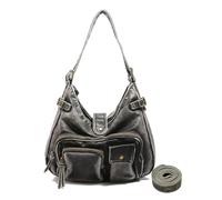 CORIOS Retro Bolso de Hombro PU Cuero Bolso de Bandolera para Mujer Elegante Bolso de Mano Grande Bolso Shopper Impermeable Bolso Cruzado Bolso Tote para Trabajo Compras Viajes Negro