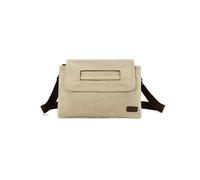CORIOS Retro Hombres Bolso de Bandolera Bolsos de Hombro de Lona Casual Bolso de Mano Bolsa Mensajero Bolso Shopper Multifuncional Bolsos Cruzados para Trabajo Conmutar Escuela Viaje Caqui