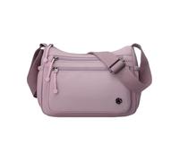 CORIOS Ultraligero Bolso de Bandolera para Mujer Bolso de Hombro con Correa Ajustable Bolso de Mano de Nailon Bolso Cruzado con Múltiples Bolsillos Tote para Viajes Trabajo Compras Morado Claro