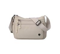 CORIOS Ultraligero Bolso de Bandolera para Mujer Bolso de Hombro con Correa Ajustable Bolso de Mano de Nailon Bolso Cruzado con Múltiples Bolsillos Tote para Viajes Trabajo Compras Blanco Cremoso