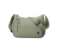 CORIOS Ultraligero Bolso de Bandolera para Mujer Bolso de Hombro con Correa Ajustable Bolso de Mano de Nailon Bolso Cruzado con Múltiples Bolsillos Tote para Viajes Trabajo Compras Verde