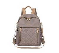 CORIOS Zaino con Trapuntato da Donna Borsa da Scuola Zaini in Oxford Moda Daypacks Zainetto Convertibile Borse a Mano a Tracolla a Spalla per Giorno Viaggio Lavoro e Idea Regalo Caqui