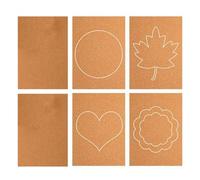 Cork Boards For Walls - 11.81x11.81 Inches, Bulletin Tiles Removable | Photo Display Modern Home Decor Organizer, Cork Board Set For Desktop, Bedroom, Classroom, Planning, Collage, Photo Display