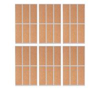 Cork Label Stickers, Waterproof Chalkboard Tags, Removable Wood Coating Labels, Blank Name Offer Tags for Containers Jars Bottles Kitchen Storage Organization Home Pantry Use 2.56x0.78 Inches