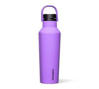 Corkcicle Sport Canteen - Vaso aislante, morado universitario, 20 onzas, botella de agua reutilizable que mantiene las bebidas frías durante 25 horas y calientes 12 horas