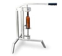 Corker de acero inoxidable para botellas de vino, taponadora manual para botellas de 375-750 ml, herramienta de vinificación para el hogar