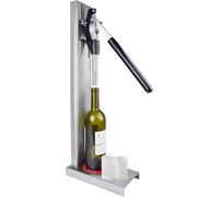 Corker manual para botellas de vino, altura ajustable con base antideslizante, perfecto para vinificación casera y uso profesional