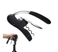 Corkscrew Wine Openers, Heavy-Duty Zinc Alloy Wing Corkscrew, Premium Beer Bottle Opener, Wine Opener Handheld Corkscreew For Kitchen Party Family Dinner Apartment RV Elderly Adults Men Women Teens