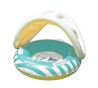 Corlidea Aufblasbare Baby-Schwimmringe mit Sonnendach, aufblasbare Baby-Schwimmringe, Schwimmhilfen für Kleinkinder mit Sitz und Griffen für Jungen und Mädchen