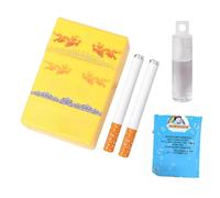 Corlidea Cigarrillo Burbuja de jabón, Cigarrillos de Burbujas ficticias, Máquina de Burbujas, Mini Juguete de Burbuja, Solución de Burbujas, Palillos de cigarrillos Regalo Antiestrés para Fiestas