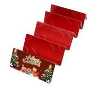 Corlidea Monedero de Navidad Portatarjetas Regalo Sorpresa con 10 ranuras para regalos de Santa Claus Suministros