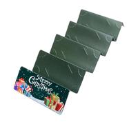 Corlidea Monedero de Navidad Portatarjetas Regalo Sorpresa con 10 ranuras para regalos de Santa Claus Suministros