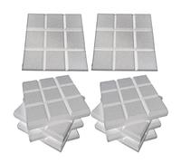 Corlot De Espuma Acústica - Paneles De Espuma Acústica 12x12x2inch | Relleno De Pruebas, Paneles De Pared Insonorizados, Barrios De Inoniación De Estudio, Paneles De Esquina De Alta Densidad