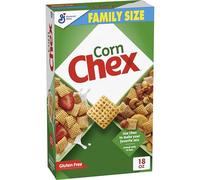 Corn Chex Gluten Free Breakfast Cereal, Homemade Chex Mix Ingredient, Family Size, 18 OZ