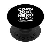 Corn Dog Hero: el Mejor campeón de bocadillos PopSockets PopGrip Adhesivo
