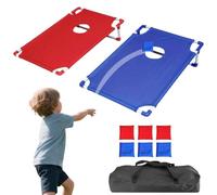 Corn Hole Toss Yard Games - Cornhole Game Set Outdoor | 22.8 X 20 Inch Board, Foldable Fun Toy For Adults Kids Family Travel Picnic Garden Backyard Park Beach Lawn