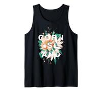 Corn Island Diseño Floral Isla del Maíz Flor Nicaragua Camiseta sin Mangas