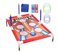 Corn,Juego de tableros Cornhole, Juego Divertido de Lanzamiento de Bolsas Cornhole para niños, Juego Interactivo de Lanzamiento de puf, Juegos de Hoyos de maíz para niños, familias, Interiores, a