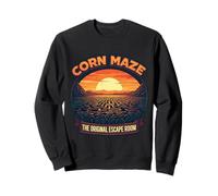Corn Maze The Original Escape Room Funny Granjero Dueño Amante Sudadera