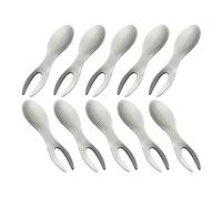 Corn On Cob Holders For Kids, 10 Pieces Stainless Steel Corn Forks, Anti-Scalding Skewer For Cooking Dining BBQ Barbacoa Serving Kitchen Food Handling Grill Home, Cob Skewers For Home & BBQ Cooking