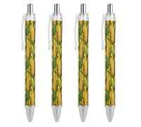 Corn On The Cob - Bolígrafos retráctiles de punta fina de 0,5 mm, 1/2/4 unidades
