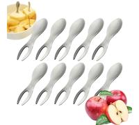 Corn On The Cob Holders, 10 Pieces Heat-Resistant Stainless Steel Maíz Picks - 6 x 1,2 x 0,2 cm Anti-Scalding Skewer for Cooking Dining BBQ Barbecue Serving Kitchen Food Handling Grill Home