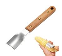 Corn On The Cob Peeler Stainless Steel Decober With And Lifts Wooden Handle