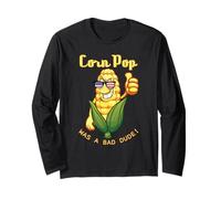 Corn Pop Was A Bad Dude Funny Election Meme Político Manga Larga