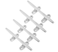 Cornamusa de amarre de barco de acero inoxidable resistente para yates marinos (6 pulgadas)