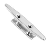 Cornamusa de amarre para barco de 100 mm, 125 mm, 150 mm, cornamusa para barco, Base abierta, cornamusa para muelle, Base de muelle marino, acero inoxidable de calidad naval para (150mm / 6inch)