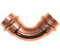 Cornat arco de Press de 90 grados de cobre con 2 manguito, a 22 mm, 1 pieza, t650222b