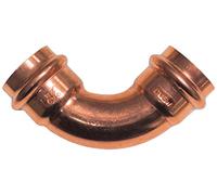 Cornat arco de Press de 90 grados de cobre con 2 manguito, a 28 mm, 1 pieza, t650228b