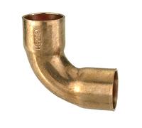 Cornat arco de soldadura de 90 grados, cobre, 2 manguitos, a 15 mm, 10 unidades, 1 unidades, t5602 a15