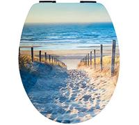 Cornat - Asiento de inodoro Brisa (MDF), descenso automático, rápida, 1 pieza, ksdsc353