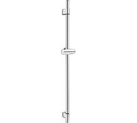 Cornat Barra de pared "Cervia" - 90 cm de longitud - Fijaciones de pared variables - Con pulsador - Cromado/Barra de ducha/Barra de ducha/Soporte de ducha / TECB3442