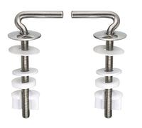 Cornat Bisagras de fijación rápida para inodoro, acero inoxidable para Pino, Tinos, Activ Clean, Pula, Safe, 1 unidad, TEC364896